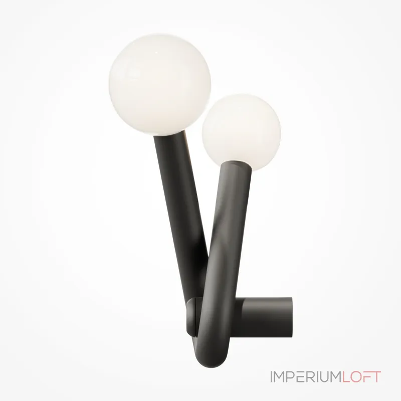 Настенный светильник (бра) Maytoni Modern Vortex MOD476WL-02B Настенный светильник (бра) Maytoni Modern Vortex MOD476WL-02B