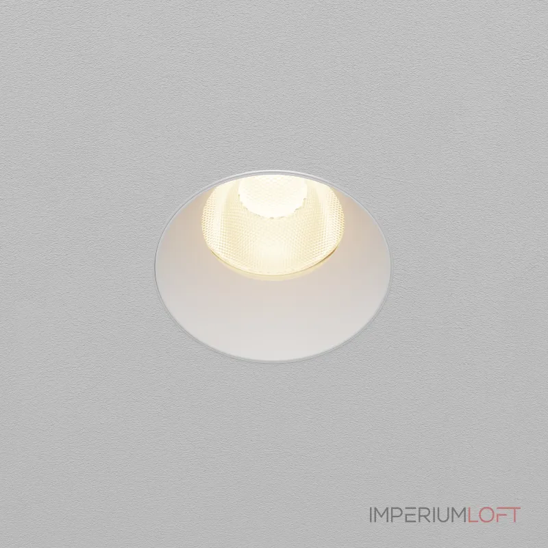 Встраиваемый светильник Maytoni Downlight Dip DL121-15W-3K-TRS-W