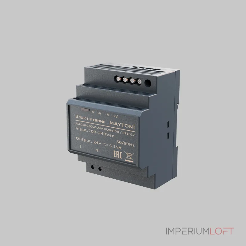 Блок питания PSL016 24В 100Вт IP20 Maytoni 821017