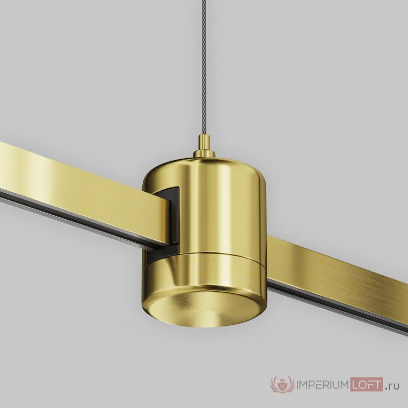 Подвес тросовый Hang с прямым коннектором питания Flarity латунь Maytoni FLARITY TRA157SW-IPC1-BS от ImperiumLoft