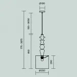 Подвесной светильник Maytoni Modern MOD298PL-01W1