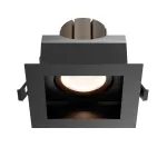 Встраиваемый светильник Maytoni Metal Modern DL008-12W2.7-3-4K-B