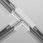 Коннектор Т-образный Exility встраиваемый под ГКЛ 9,5мм, белый