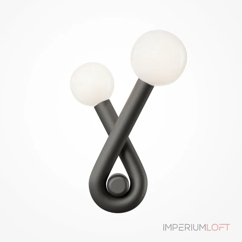 Настенный светильник (бра) Maytoni Modern Vortex MOD476WL-02B Настенный светильник (бра) Maytoni Modern Vortex MOD476WL-02B