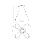 Подвесная люстра Freya Jumbo FR6047PL-L70W