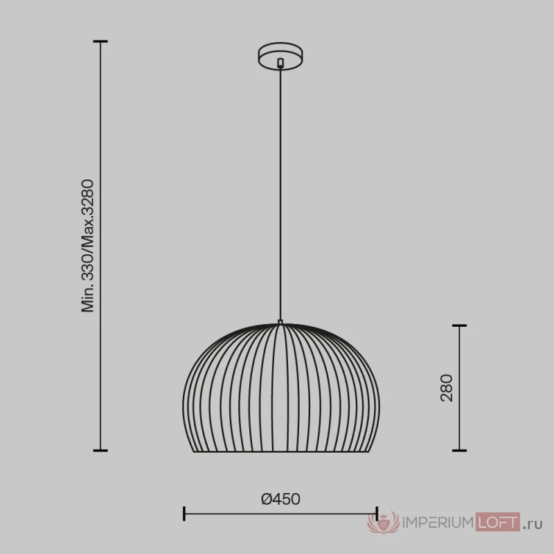 Подвесной светильник Roots MOD195PL-01W1 от ImperiumLoft