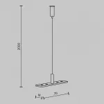 Тросовый подвес Basity, 2 шт Maytoni BASITY TRA172SW-R-1B от ImperiumLoft