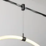 Коннектор с тросовым подвесом Tau в шинопровод Flarity черный Maytoni TRA154SW-1B