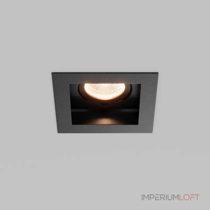 Встраиваемый светильник Maytoni Metal Modern DL008-12W2.7-3-4K-B
