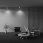 Потолочный светильник Maytoni Conik gyps C001CW-01W-1