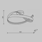 Потолочный светильник Plons MOD283CL-L34BS3K