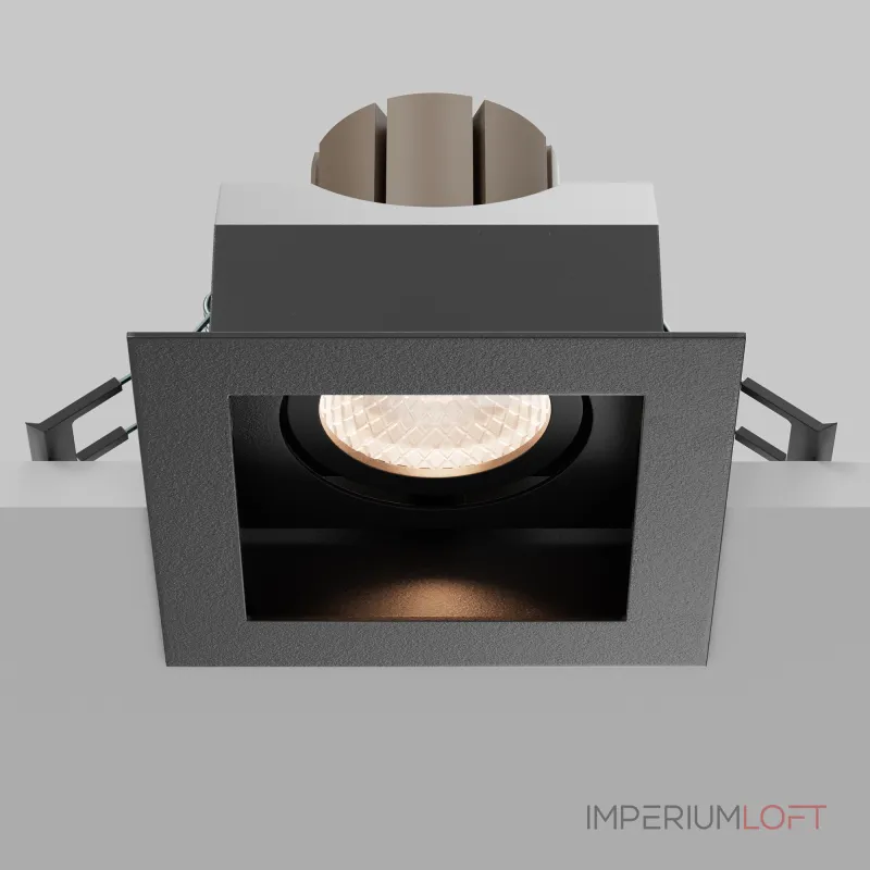 Встраиваемый светильник Maytoni Metal Modern DL008-12W2.7-3-4K-B