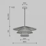 Подвесной светильник Maytoni Costa MOD394PL-01BS1 от ImperiumLoft