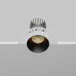 Встраиваемый светильник Dip Hight 2700K 10Вт 9° Maytoni DL124-10W-27K-TRS-B