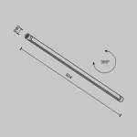 Шинопровод накладной/подвесной Maytoni Shelf CA012-TRX-900-B от ImperiumLoft