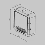 Wi-Fi выключатель одноканальный 250Вт Maytoni MS007