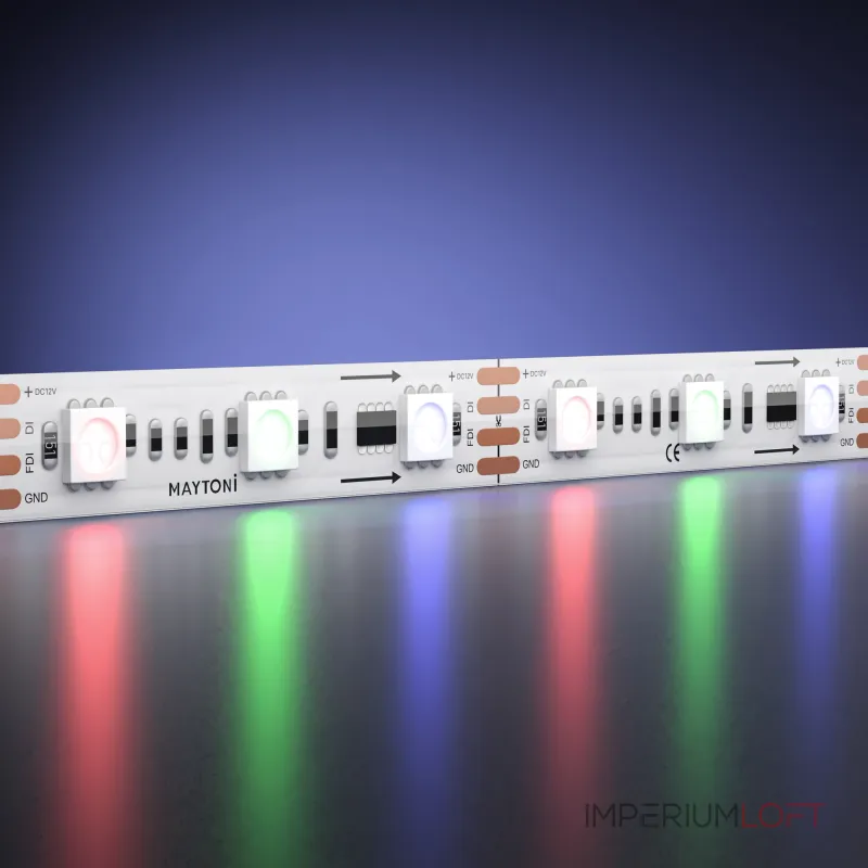 Светодиодная лента 12В 5050 14,4Вт/м RGB 5м IP 67 Maytoni Ultra 201244 Светодиодная лента 12В 5050 14,4Вт/м RGB 5м IP 67 Maytoni Ultra 201244