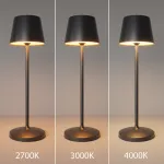 Аккумуляторный настольный светильник 2700-4000К 1Вт Maytoni Nook MOD494RL-L1BK