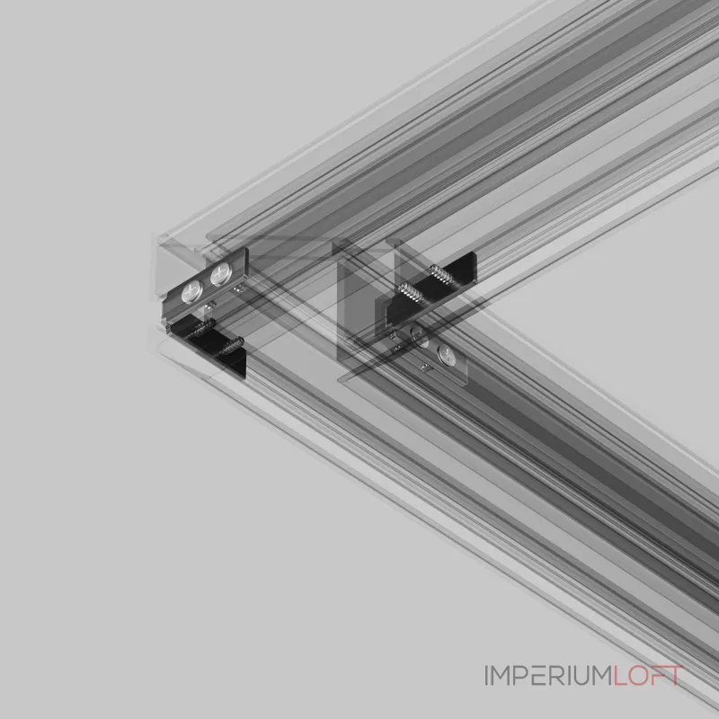 Угловой вертикальный соединитель для профиля, 2 шт в упаковке