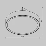 Уличный трековый светильник Maytoni Zon IP O-TR01-1-F-12WW3K