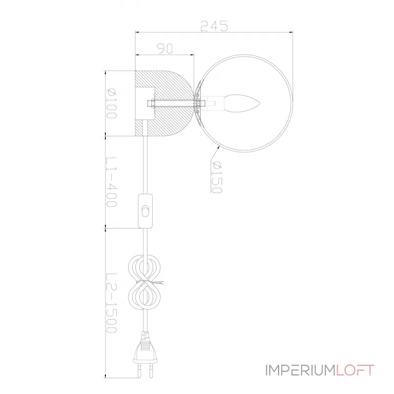 Настольный светильник Fossil FR5288TL-01B1