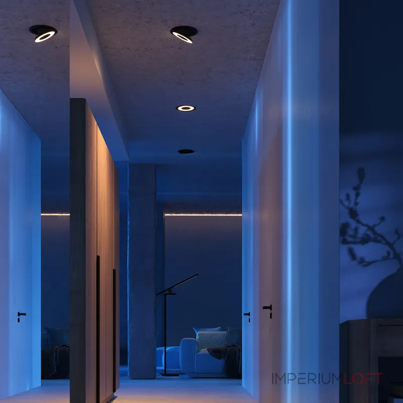 Встраиваемый светильник Maytoni Downlight DL102-12W3K-B