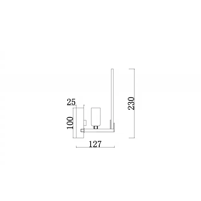 Настенный светильник (бра) Sophia FR5197WL-01CH от ImperiumLoft