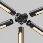 Пятиконечный коннектор для системы Shelf без ввода питания Maytoni Shelf CA020L5C-B