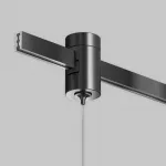 Коннектор с тросовым подвесом Tau в шинопровод Flarity черный Maytoni TRA154SW-1B