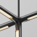 Подвес на жёстком основании с потолочной чашей для системы Shelf Maytoni Shelf CA030C-SL-L500-B