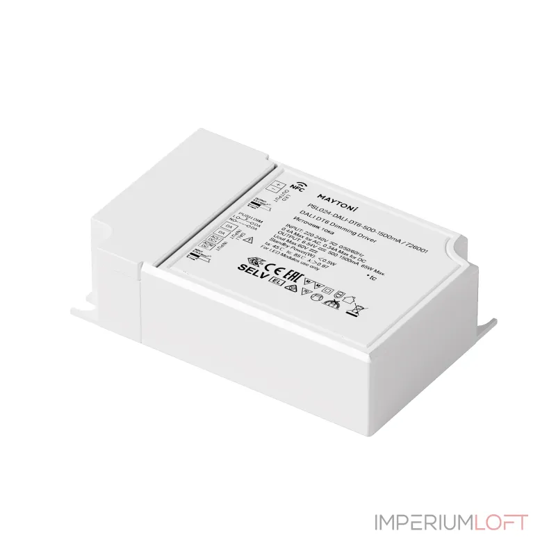 Источник тока DALI DT6 65Вт IP19 Maytoni DALI 726001 Источник тока DALI DT6 65Вт IP19 Maytoni DALI 726001