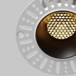 Встраиваемый светильник Dip Hight 2700K 10Вт 9° Maytoni DL124-10W-27K-TRS-B