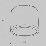 Потолочный светильник Maytoni Ceiling C095CL-GX53-GR