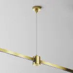 Подвес тросовый Hang с прямым коннектором питания Flarity латунь Maytoni FLARITY TRA157SW-IPC1-BS от ImperiumLoft