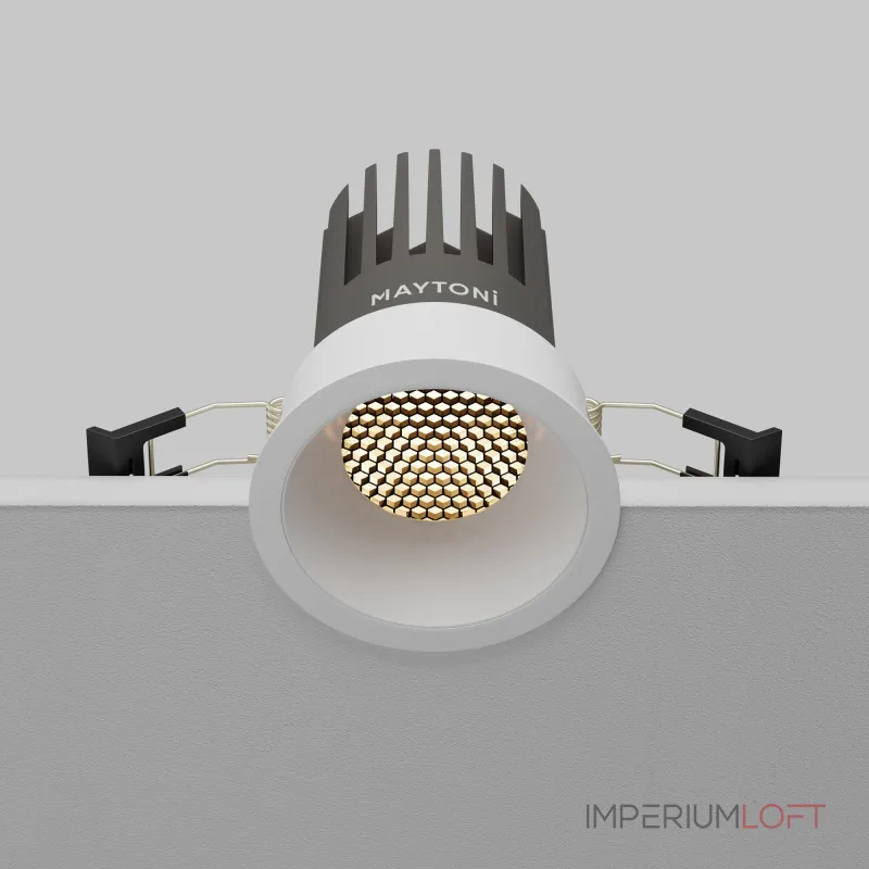 Встраиваемый светильник Dip Hight 3000K 15Вт 50° Maytoni DL117-15W-3K-W