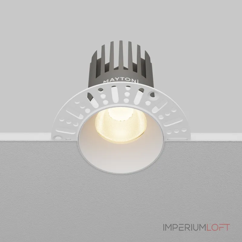 Встраиваемый светильник Maytoni Downlight Dip DL121-15W-3K-TRS-W