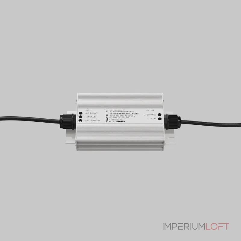 Источник напряжения PSL008 12В 40Вт IP67 Maytoni 812001