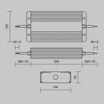 Блок питания Maytoni PSL008-400W-48V-IP67 от ImperiumLoft
