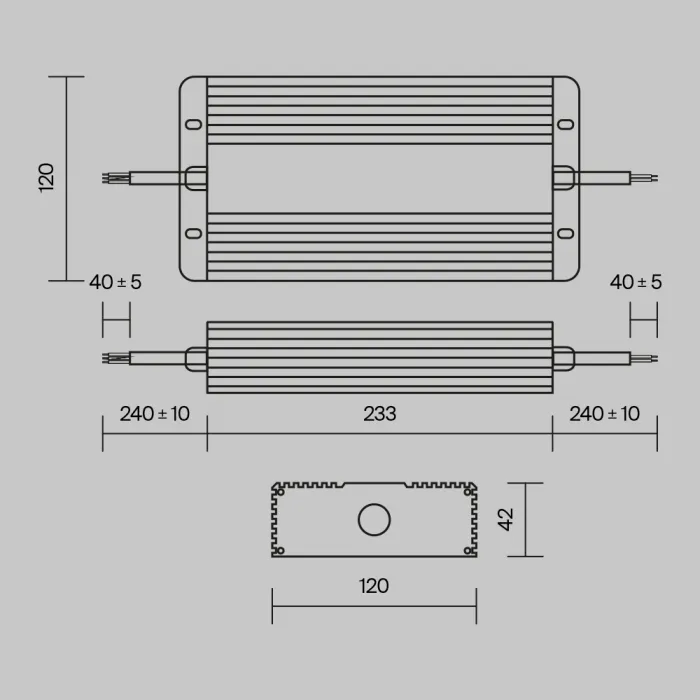 Блок питания Maytoni PSL008-400W-48V-IP67 от ImperiumLoft