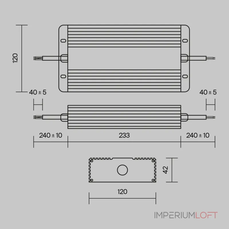 Блок питания Maytoni PSL008-400W-48V-IP67