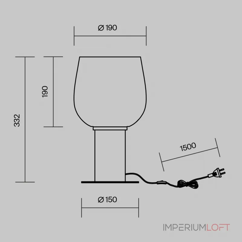 Настольный светильник Maytoni Modern MOD414TL-01G от ImperiumLoft Настольный светильник Maytoni Modern MOD414TL-01G от ImperiumLoft
