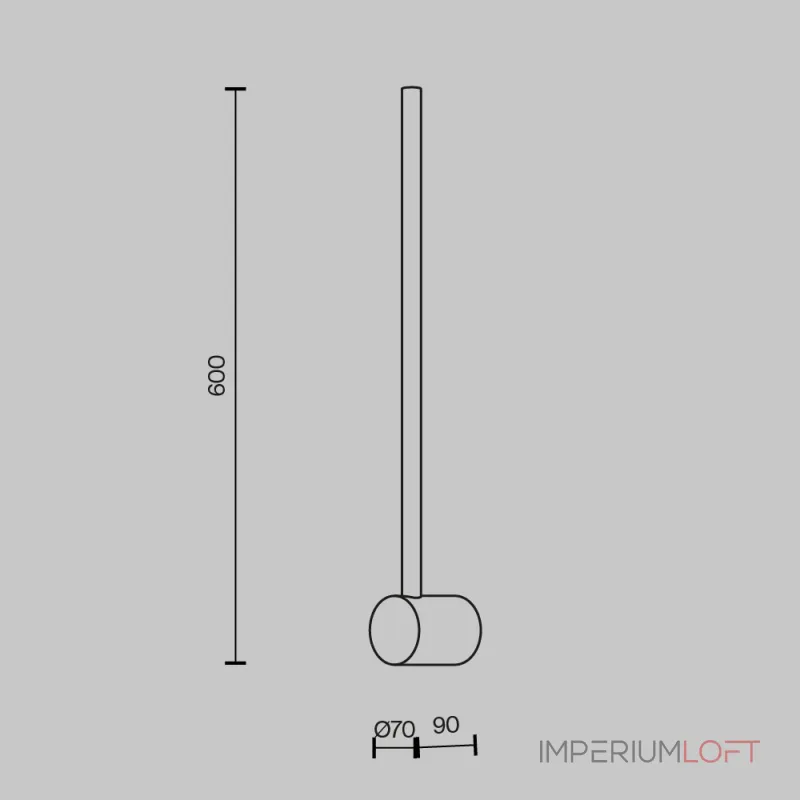 Настенный светильник (бра) Light stick MOD237WL-L6BS3K