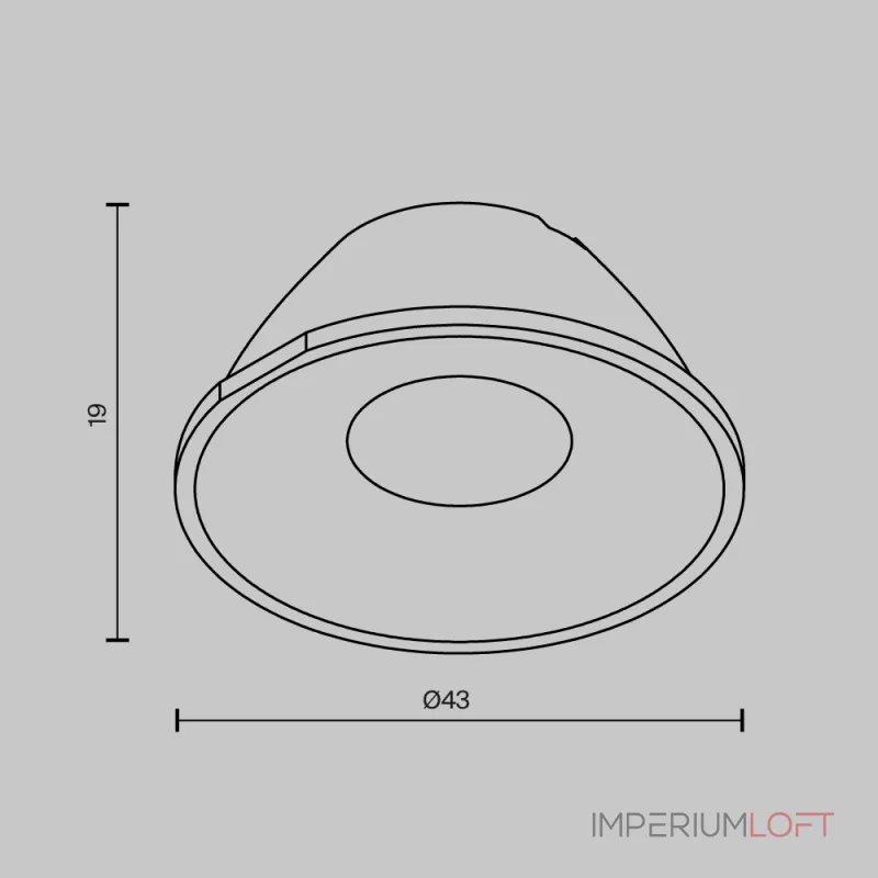 Линза для Alfa LED 24° Maytoni Downlight LensCD43-24