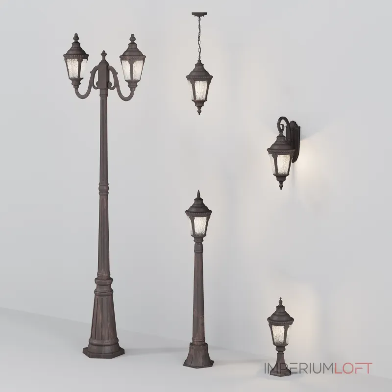 Фонарный столб Maytoni Goiri O028FL-03BZ Фонарный столб Maytoni Goiri O028FL-03BZ