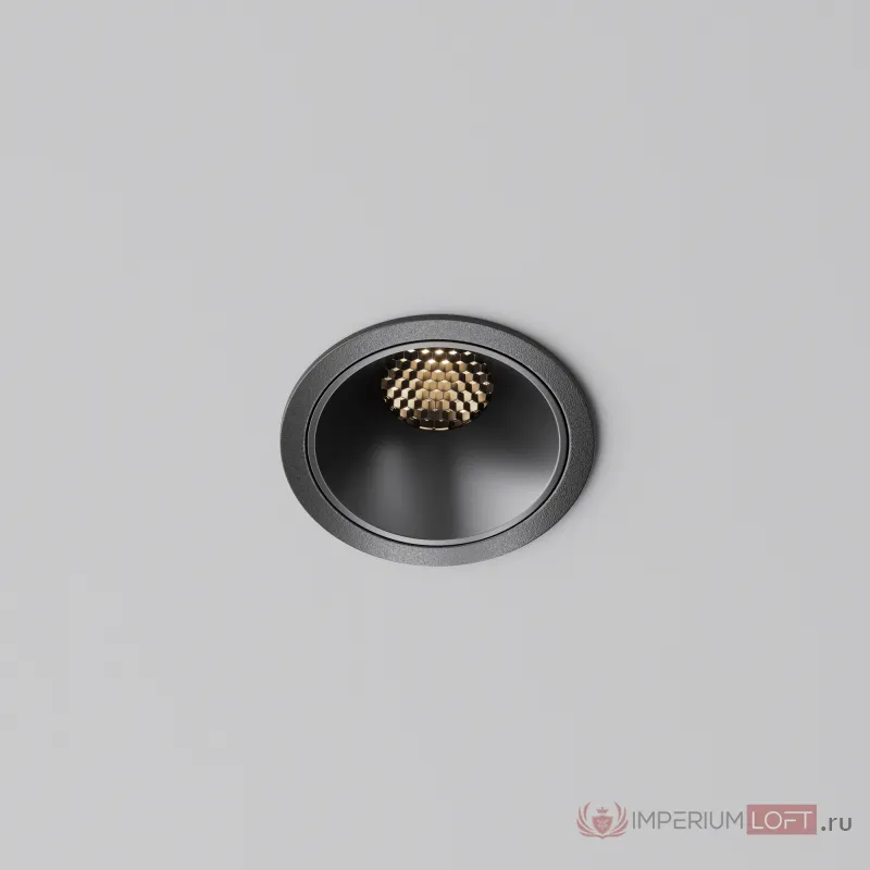 Встраиваемый светильник Maytoni Alfa LED DL043-01-10W3K-RD-B-1 от ImperiumLoft