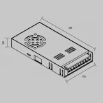 Источник напряжения Maytoni PSL002 24В 300Вт IP 20 821020 от ImperiumLoft