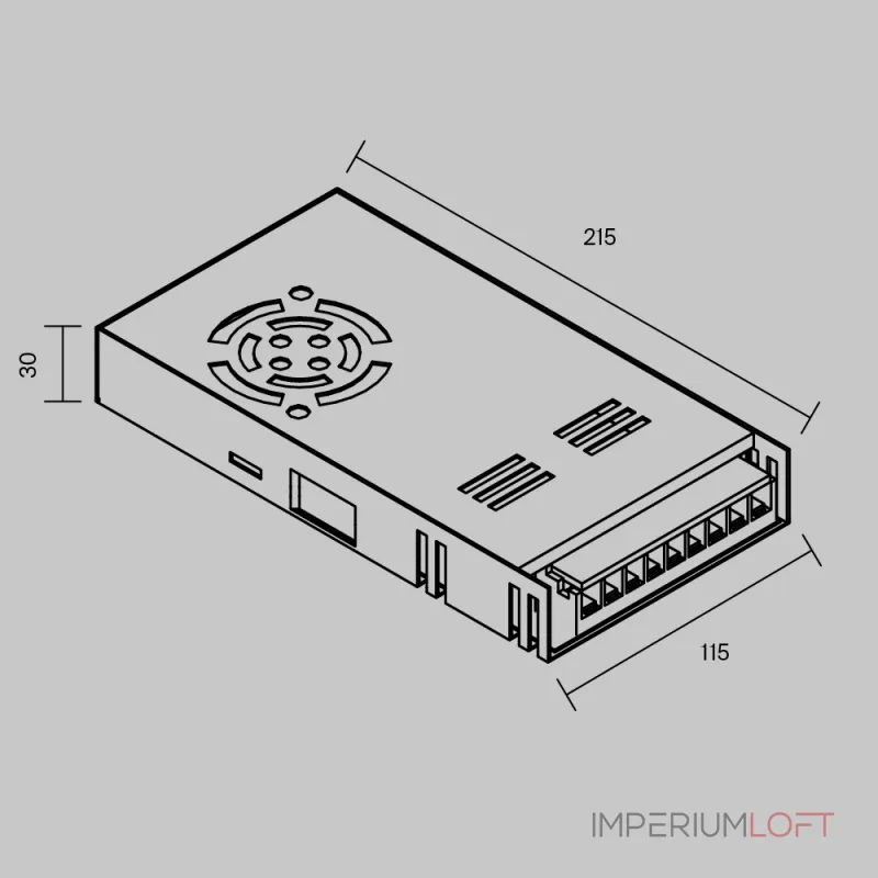 Источник напряжения Maytoni PSL002 24В 300Вт IP 20 821020 от ImperiumLoft