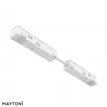 Коннектор питания прямой гибкий 5см Exility белый Maytoni EXILITY TRA034CPC-42W-5