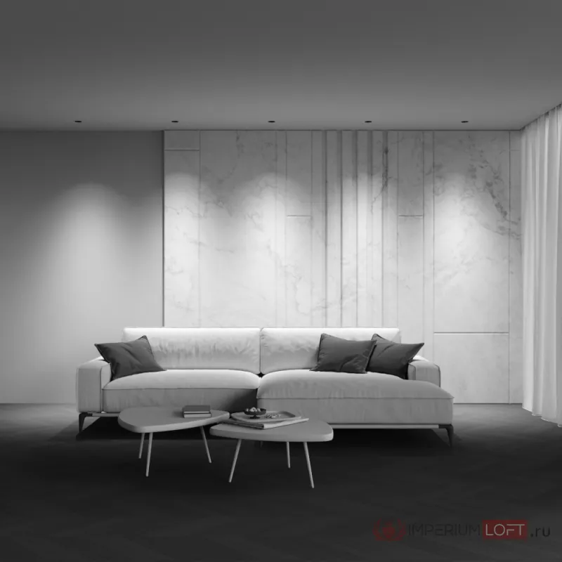 Встраиваемый светильник Maytoni Alfa LED DL043-01-10W3K-RD-B-1 от ImperiumLoft