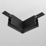 Коннектор угловой для накладной трековой системы Voltega Эксилайт / Exilight VGL034HCL-41B
